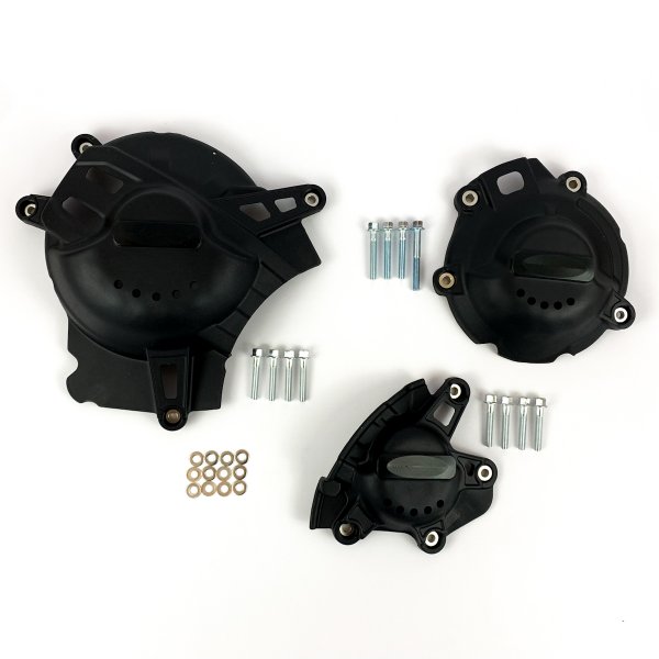 Kit Copricarter Paracarter Protezione motore Moto Suzuki GSX-R 1000 R 2017-2021 L7-L8-L9-M0-M1 Racing