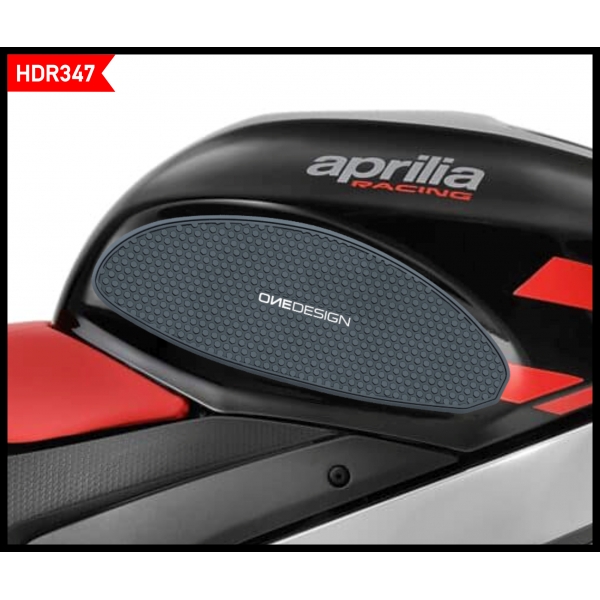Protezione Laterale serbatoio adesivo Nero/Trasparente HDR OneDesign Print Road Racing Aprilia RSV4 - Tuono V4 1100