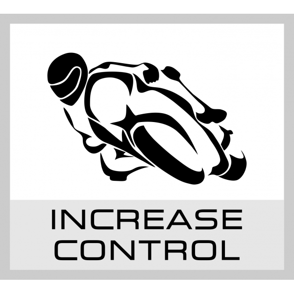 Protezione Laterale serbatoio adesivo Nero/Trasparente HDR OneDesign Print Road Racing BMW S1000RR 09-18 S1000R 14-20
