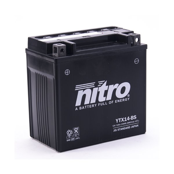Batteria Moto Nitro NTX14-BS Road Racing BMW R Ninet Pure Racer Scrambler Urban Café Racer GS 2017-2020